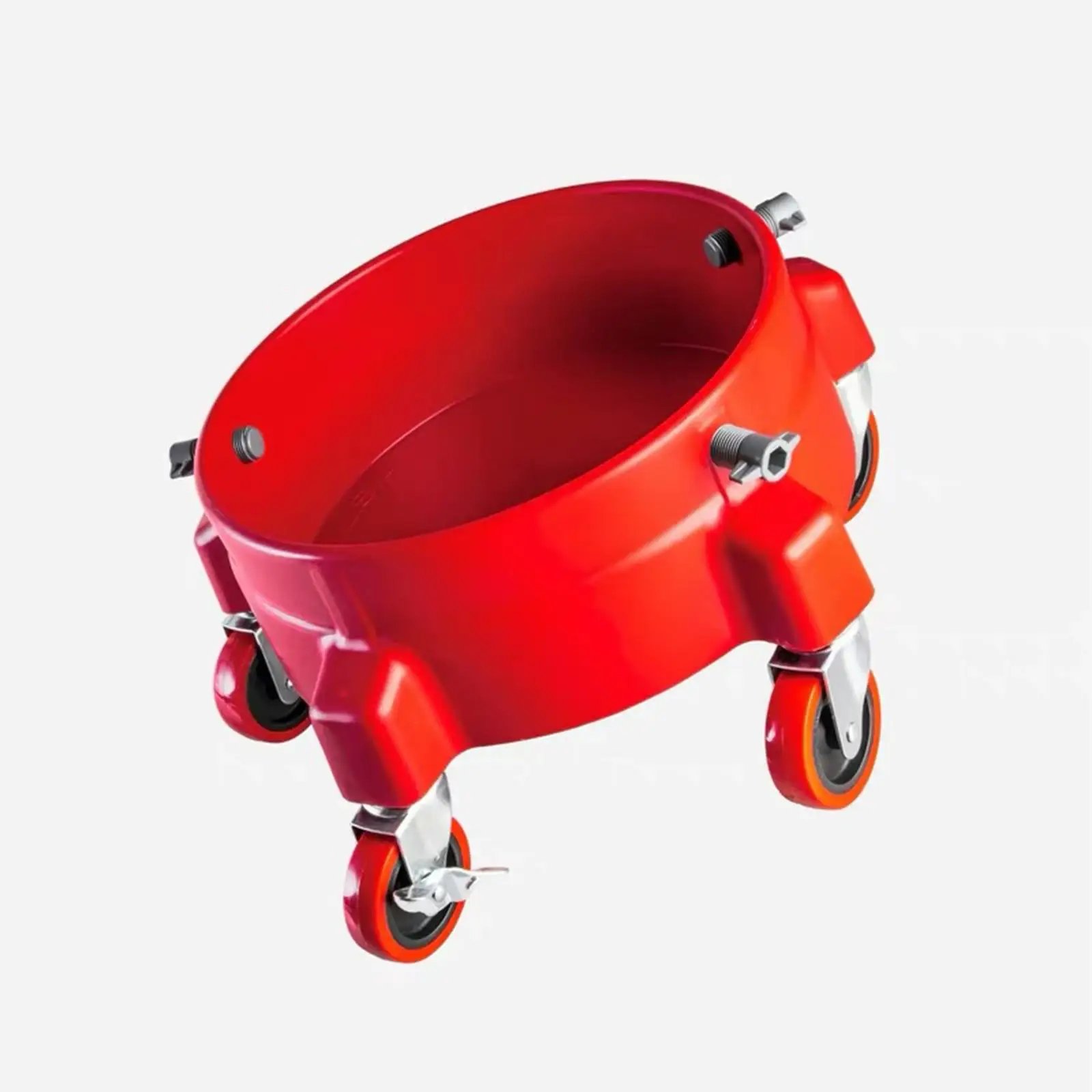 Rolling Bucket Dolly Practical Car Wash Bucket Dolly Round Automotive Accessory for Painting Assistance Car Beauty Cleaners