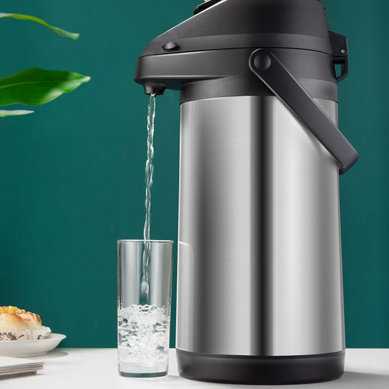Household Air Pressure Thermos Largecapacity Stainless Steel Liner