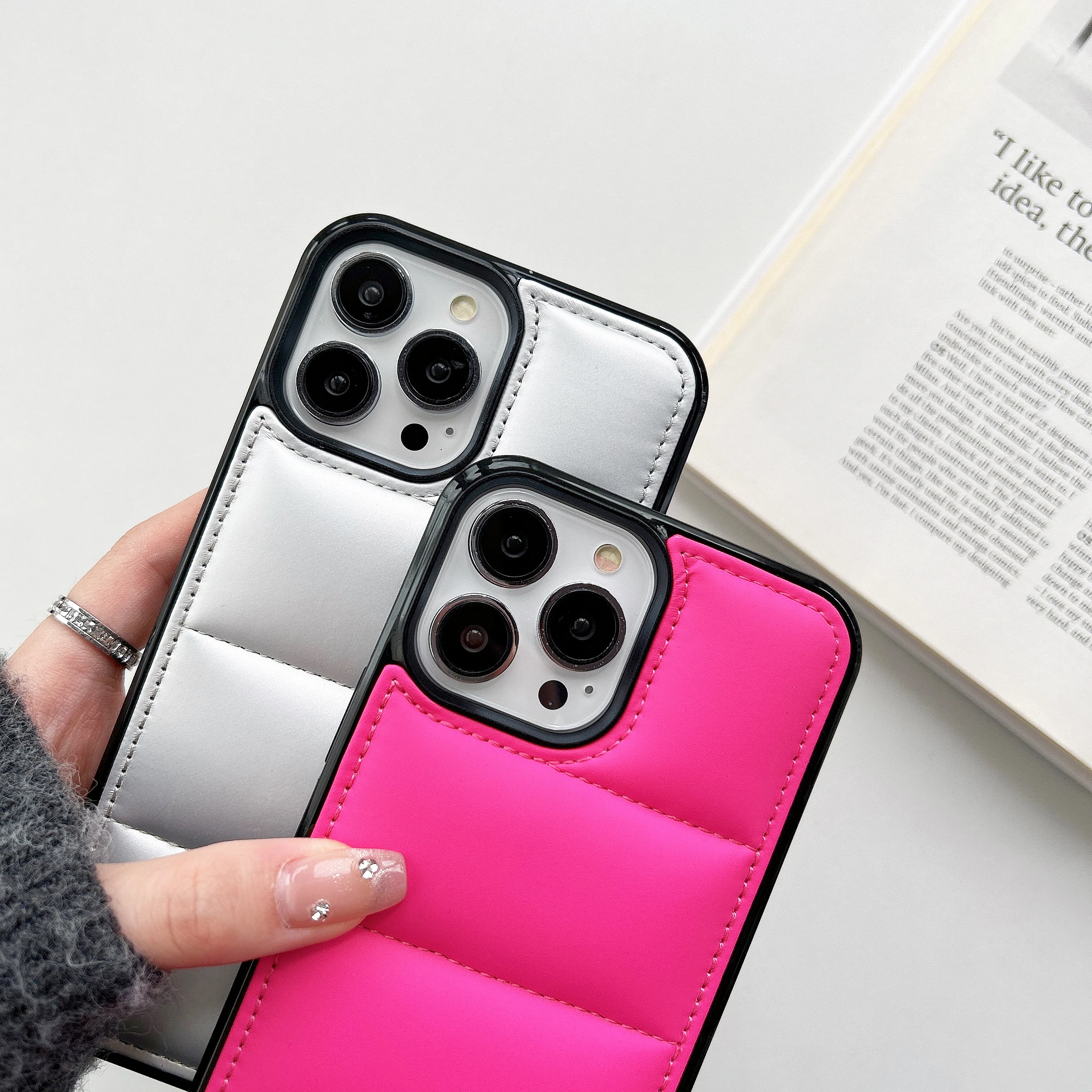 3D The Puffer Phone Case for iPhone 15 14 13 12 11 Pro Max