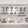 Modern Stainless Steel Kitchen Cabinets Wall Mounted Storage Cabinet Creative Home Furniture Kitchen Island Balcony Room Cabinet 1