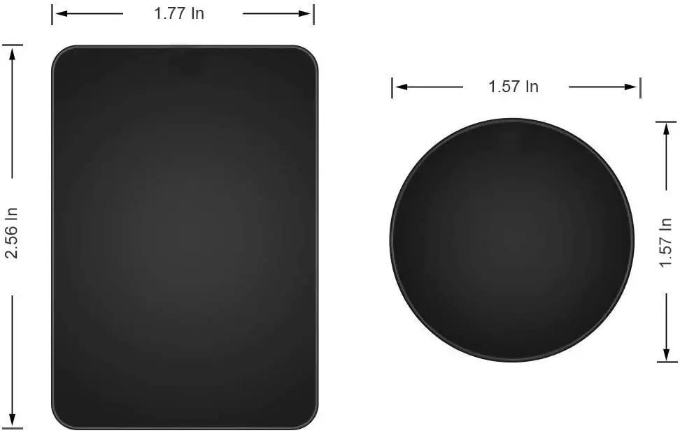5pcs/Set Metal Disk Plate for Magnetic Phone Holder Black Iron thumbnail 12