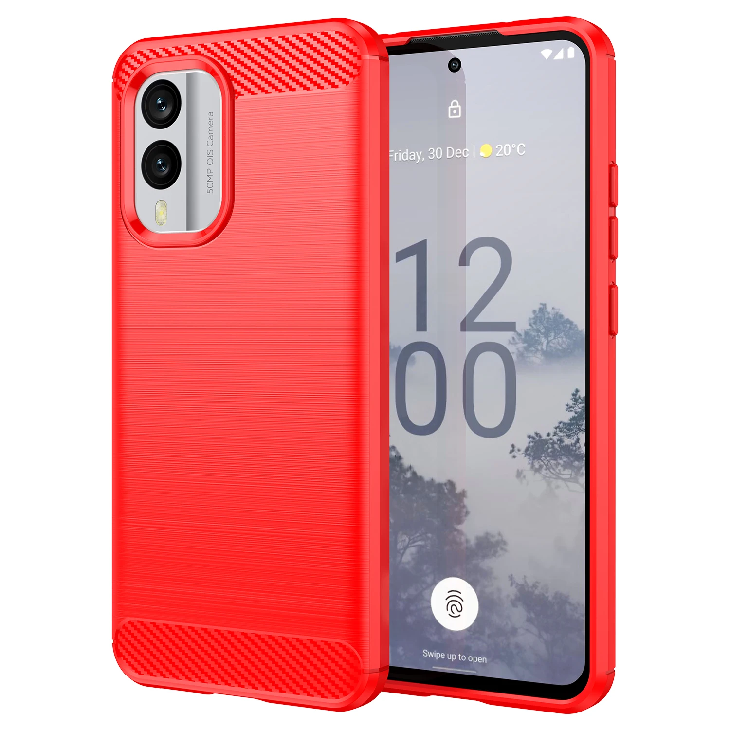 Luxury Shockproof Matte Silicone Back Cover - Soft Protective Phone Case