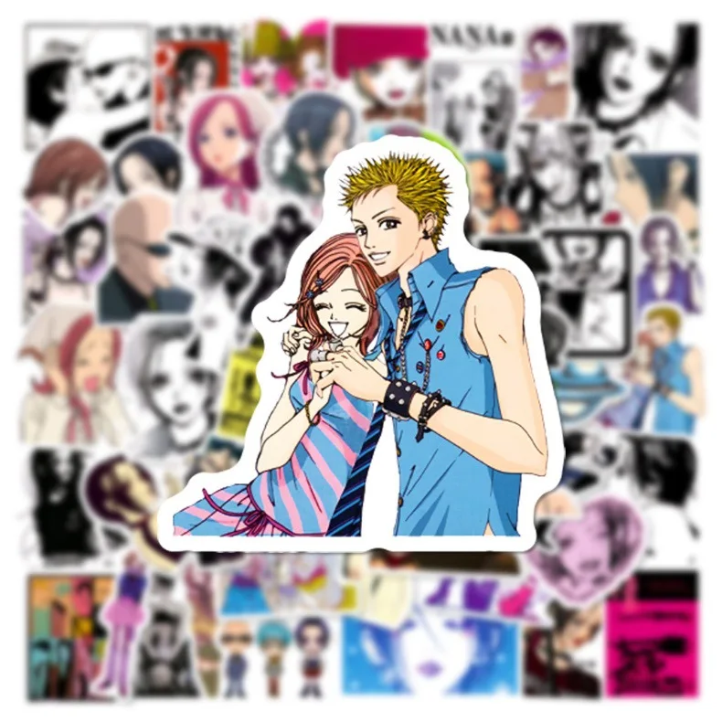 50개 나나 스티커 그래피티 스티커 DIY 다이어리 폰 케이스 핸드메이드 스크랩북 감성 스티커