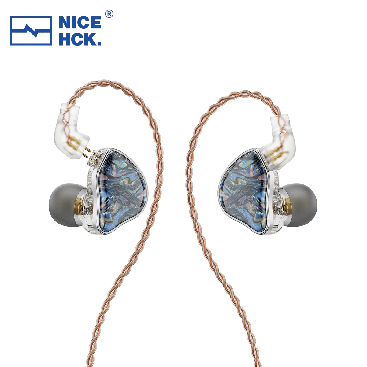 Nicehck Db2 Bedrade Oordopjes Iem 1dd 1ba Hybride Dual Driver Hifi Oortelefoon Met 0.78 2pin Interface Warme Vocale Muziek In Oor Monitor