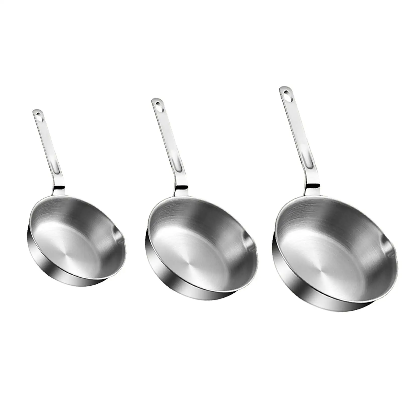 Stainless Steel Frying Pan Oil Warmer Ergonomic Handle Fried Steak Pot for Kitchen All Stovetops Induction Cooker Home Stoves Stainless Steel Frying Pan Oil Warmer Ergonomic Handle Fried Steak Pot for Kitchen All Stovetops Induction Cooker Home Stoves