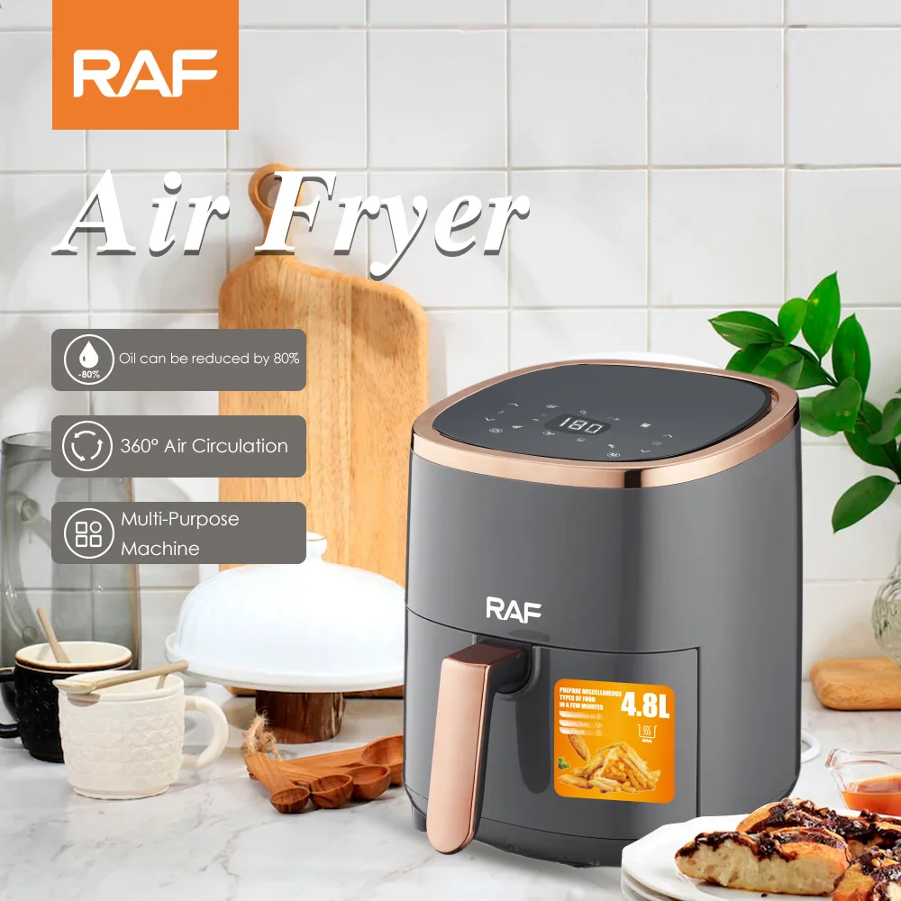 10L Large Capacity Electric Air Fryers Oil Free Automatic Household Kitchen  360°Baking Convection Oven Deep Fryer Without Oil From Galaxytoys, $861.9