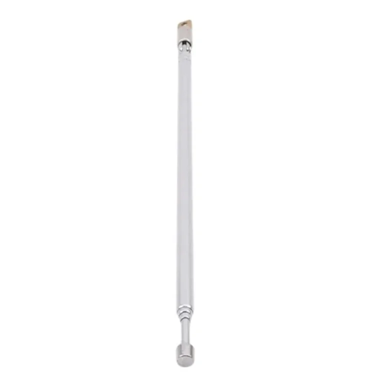 60cm FM Antenna Radio Portable 6 Sections TV Telescopic Rotatable Aerial