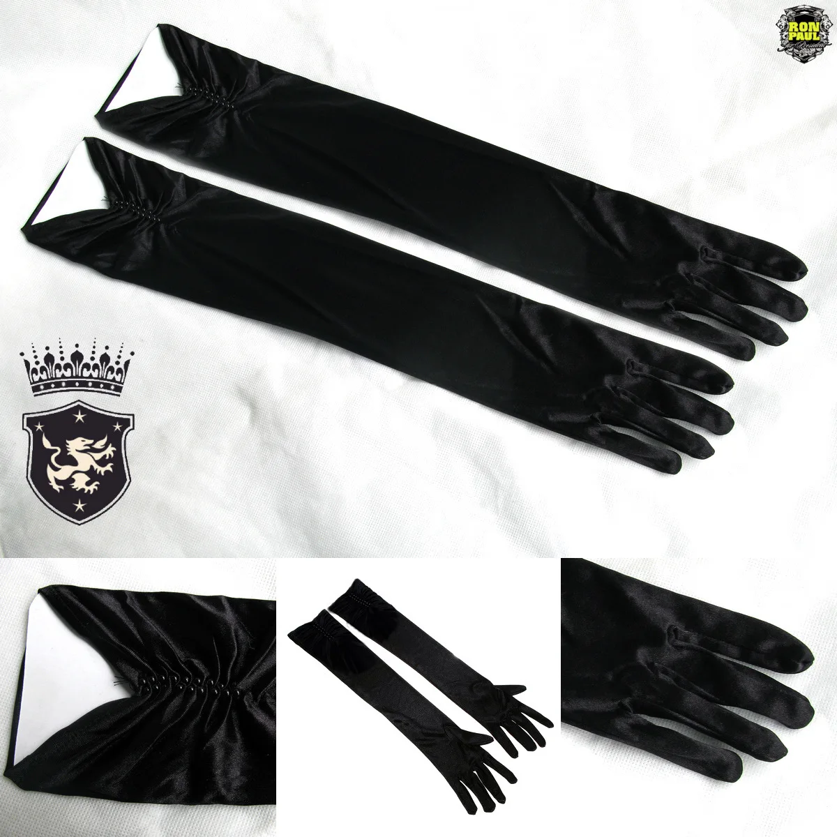 Wedding Dress Luxury Atmosphere Gloves Bride Gloves Long Double Row Wedding Winter