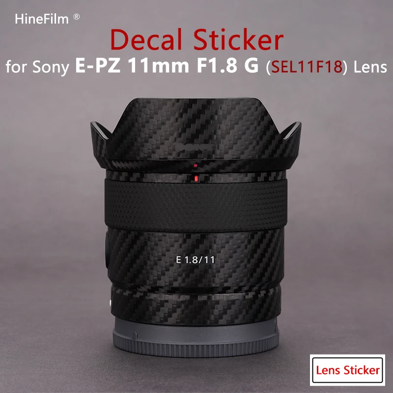 Lente Decalque Peles para Sony e 11 mm F1.8 Lente Adesivos Sel11f18 Protetor Capa Filme 3m Vinil E11 F1.8
