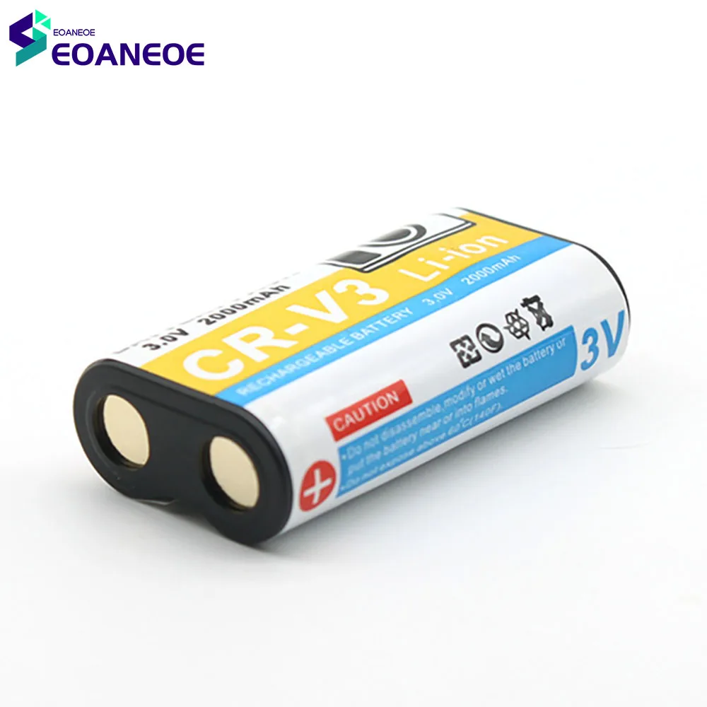 Nuovissimo Pacco Batteria Al Litio Per Fotocamera Digitale Da 3.0V 2000Mah Batterie Agli Ioni Di Litio Per Kodak Crv3