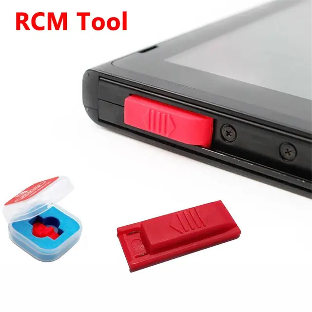  RCM Jig for Switch RCM Jig Clip Short Connector for Switch  Recovery Mode, Used to Modify The Archive Play GBA/FBA & Other Simulator  (Red) : Videojuegos