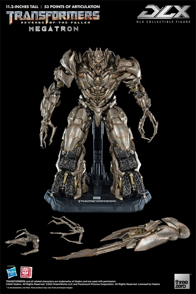 In Stock】3A Threezero DLX Megatron Revenge Of The Fallen Action