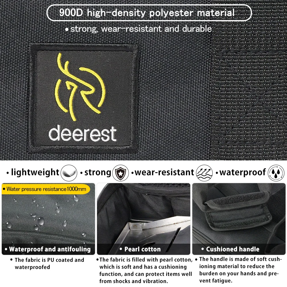Deerest IGT Unit Basic Set Storage Bag 900D Oxford Cloth Outdoor Camping Portable Multifunctional Picnic Cookware Storage Bag 3