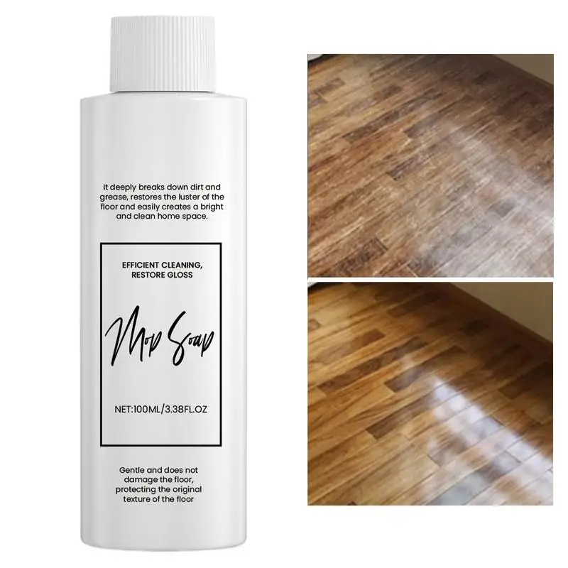 Luxury Mop Soap 100ml Floor Cleaning Liquid For Mops Household Supplies Multi-Purpose Liquid Cleaner Hardwood Care Mopping