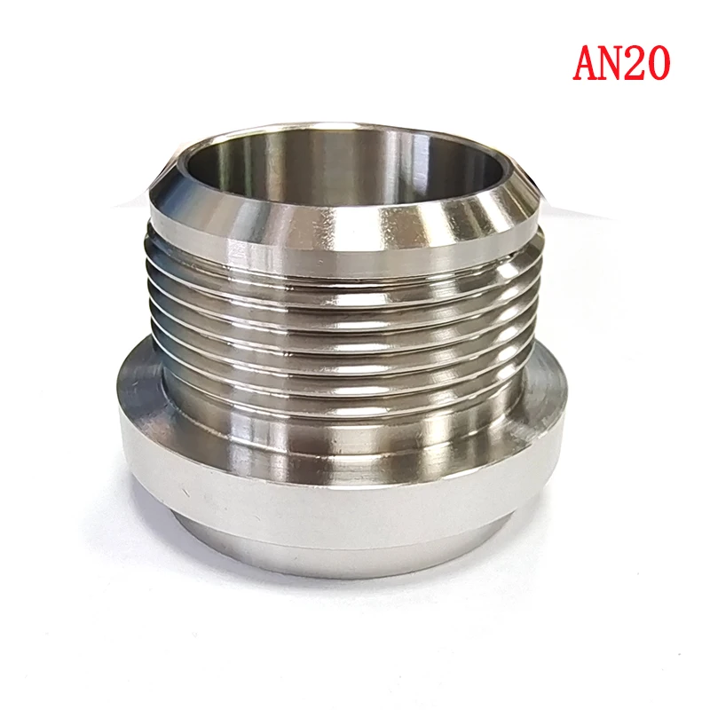 Weld fittings 3 4 6 8 10 12 16 20 AN stainless steel male Weld On Bung Fittings for fuel oil hose