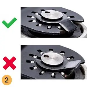 EZARC 3PCS Titanium Oscillating Saw Blades Extra-Long Oscillating Multitool Blades for Metal Wood Nails Screws Cutting Plastic