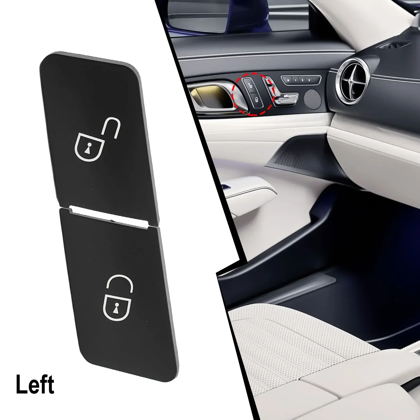 Left Interior Door Lock Unlock Switch Buttons For Mercedes C E Class W204 W212 W204 S204 W212 S212 A207 C207 E200 E220 E250