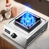 Thickened Magnetic Stainless Steel Panel Gas Stove Household Old-fashioned Gas Cooktop Desktop High Fire Liquefied Single Stove 1