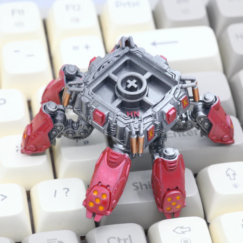 Echome Mecha Keycap Display Stand 3d Resin Anime Keyboard Cap Armazenamento Personalizado para Decoração de Desktop Gamer Gift - Imagem 2