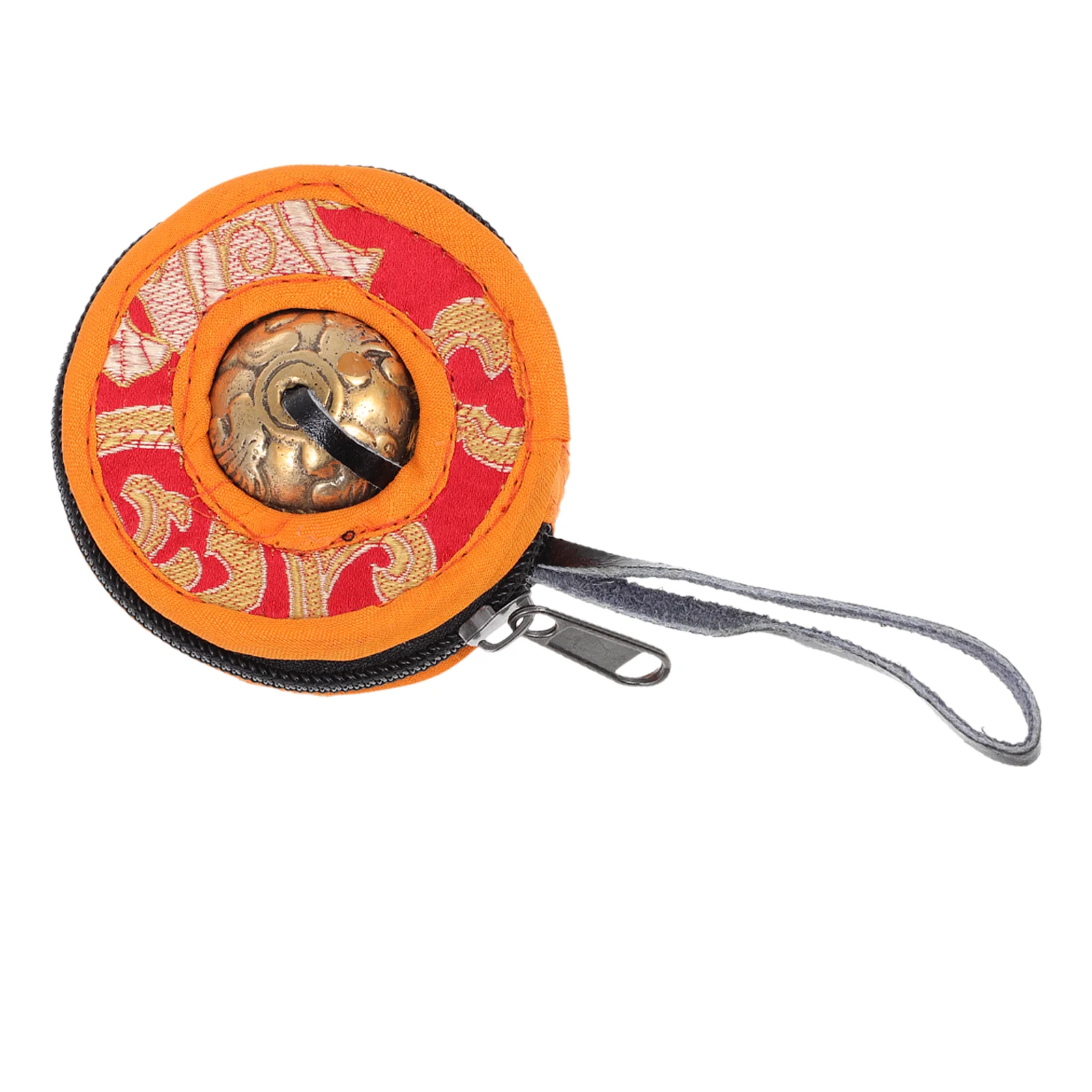 

Nepal Handmade Pure Copper Touch Bell Touch Bell Copper Yoga Meditation Touch Bell Cymbals Chime Storage Bag Color Random