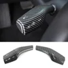 2Pcs Car Shift Knob Gear For Tesla Model 3 Y Lever Cover Trim Armor Steering Rod Car Wiper Steering Wheel Shift Protection Cover 3