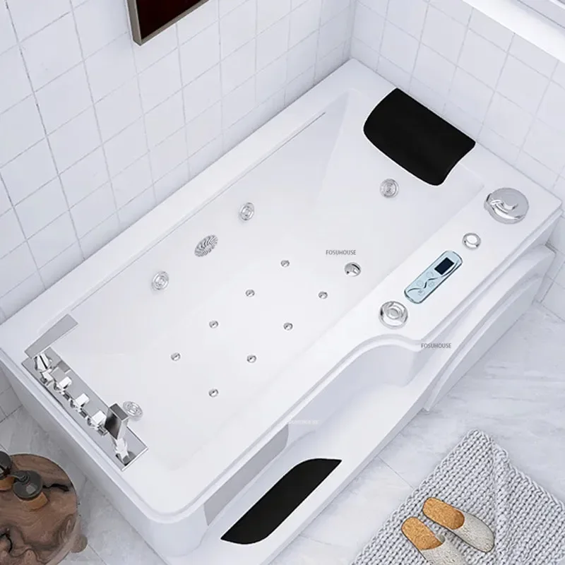 Bathroom Supplies Adult Jacuzzi Household Acrylic Massage Tub Intelligent Constant Temperature Heating Surf Single Bathtub X 3
