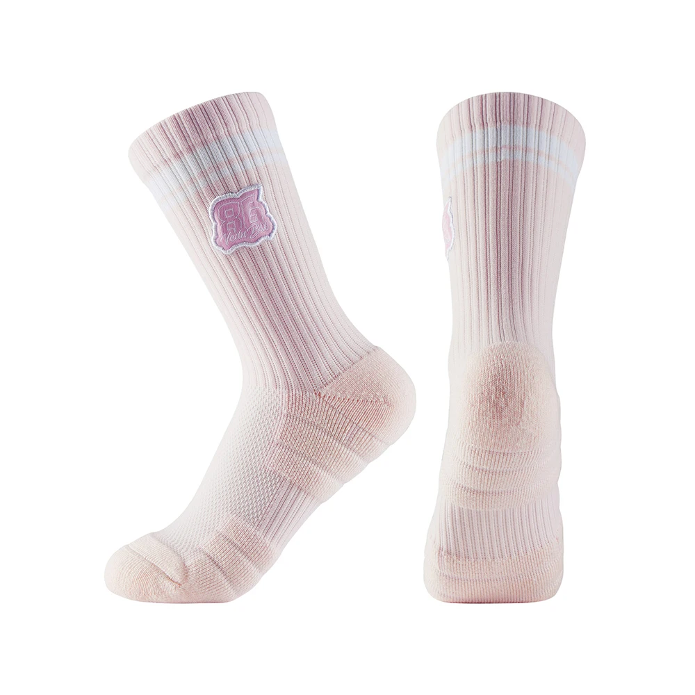 3 Pack Kids Basketball Socks Towel Bottom Crew Length Non Slip Cushioned Sport Socks Ankle Support Youth Boys Girls