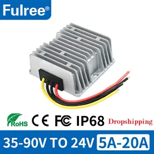 36V 48V DC to 24V DC 1A 3A 5A 10A 20A 30A Buck Step Down Voltage