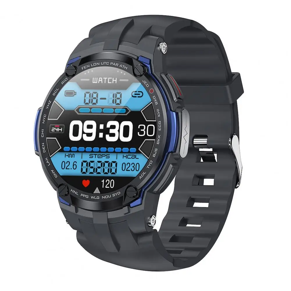 

Casual Smart Watch Nordic NRF52832 Heart Rate Detection Sports Smart Watch 240*240 Digital Wristwatch Outdoor Sports