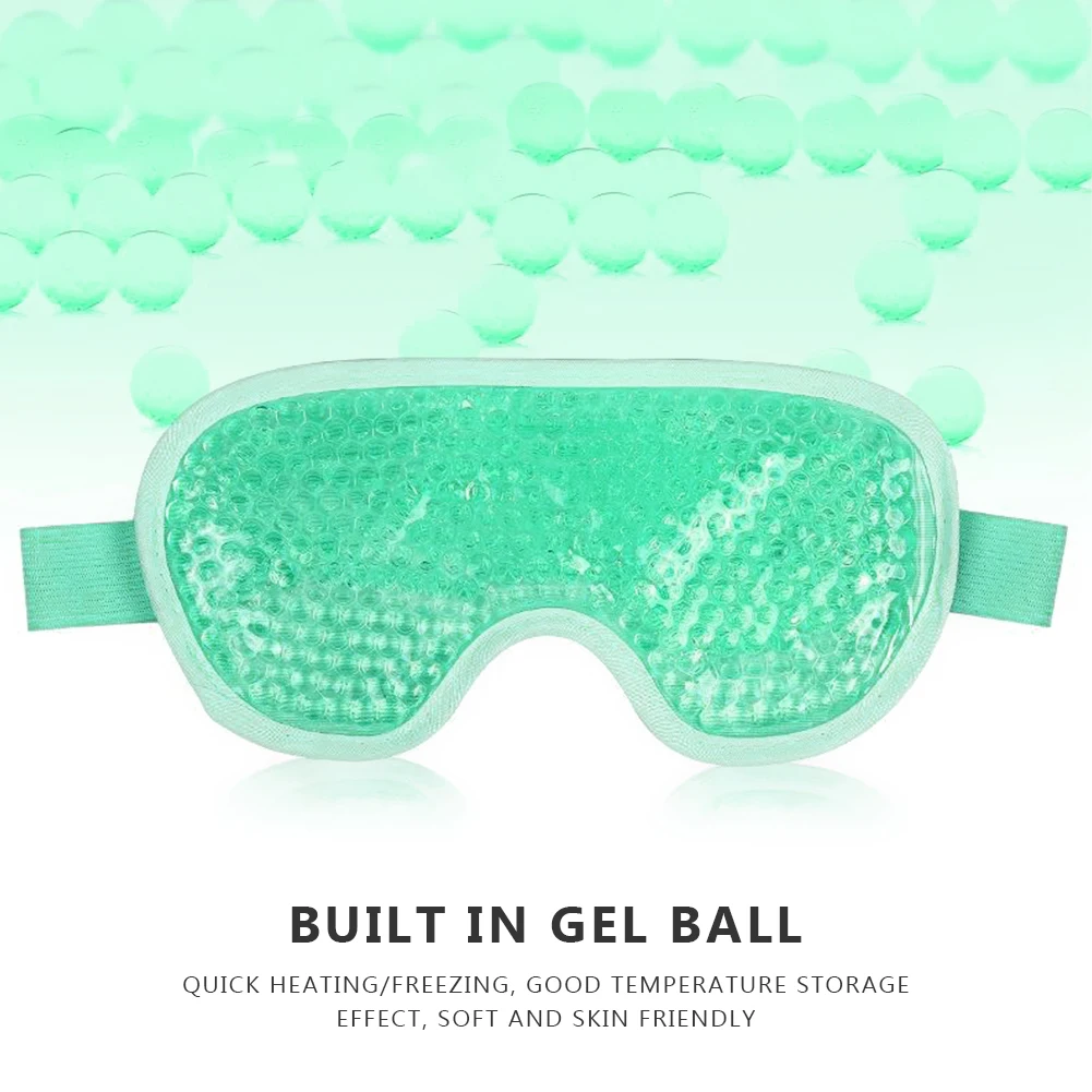 PVC Ice Cool Compress Eye Pack Anti Insomnia Sleep Ice Bag Multifunctional Elastic Soft Adjustable for Sleeping Health Care 3