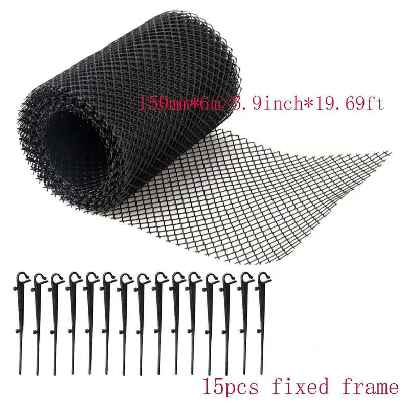 Plastic Mesh Gutter Protector Shelter Leaf Re-sidue Prevent Leaves Or Debris Clogged Water Pipes Gutter Cover Protection