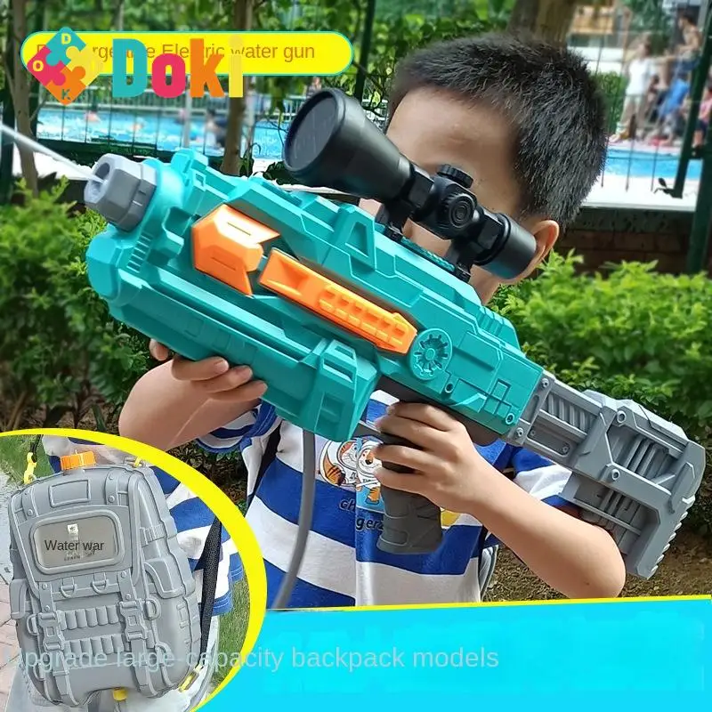 dokitoy-new-fully-automatic-electric-water-gun-toy-for-children-can-be-recharged-high-pressure-water-skimming-swimming-new-2023