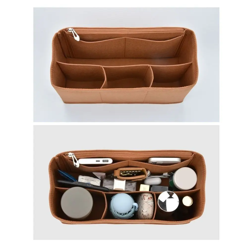 Durable Felt Handbag Insert Bag Storage Bag Support Purse Liner Organization Portable Internal Bag for For Liz Visetos