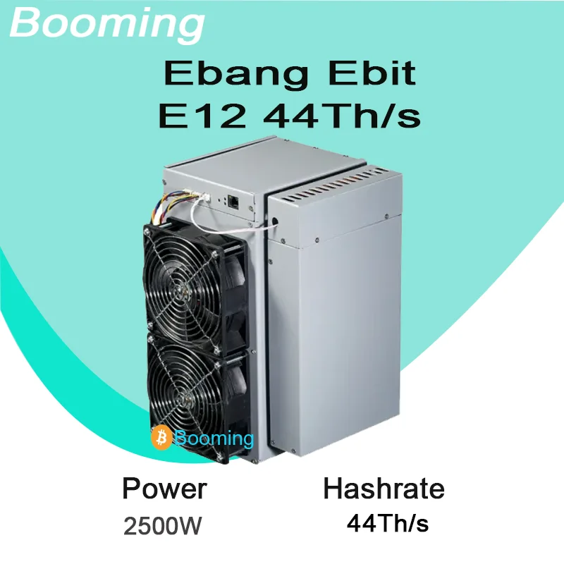 2024 Usato Ebang Ebit E12 44T Bitcoin Miner Sha256 Asic Miner Btc Mining Machine 44Th