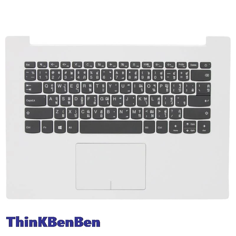 

TH тайская белая клавиатура верхний корпус Подставка для рук чехол для Lenovo Ideapad 320 14 14ISK 14IKB 14IAP 14AST 5CB0N82246