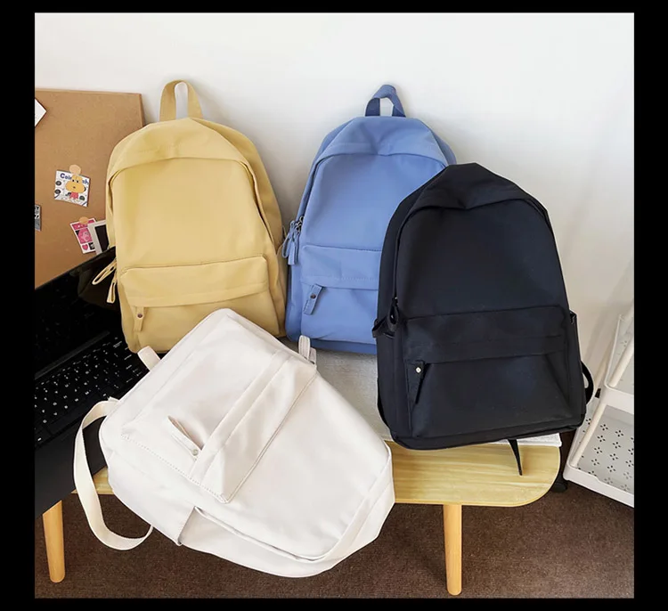 Fashion Backpack Canvas Women Backpack Anti-theft Shoulder Bag New School Bag For Teenager Girls School Backapck Female Stylish Backpacks cheap