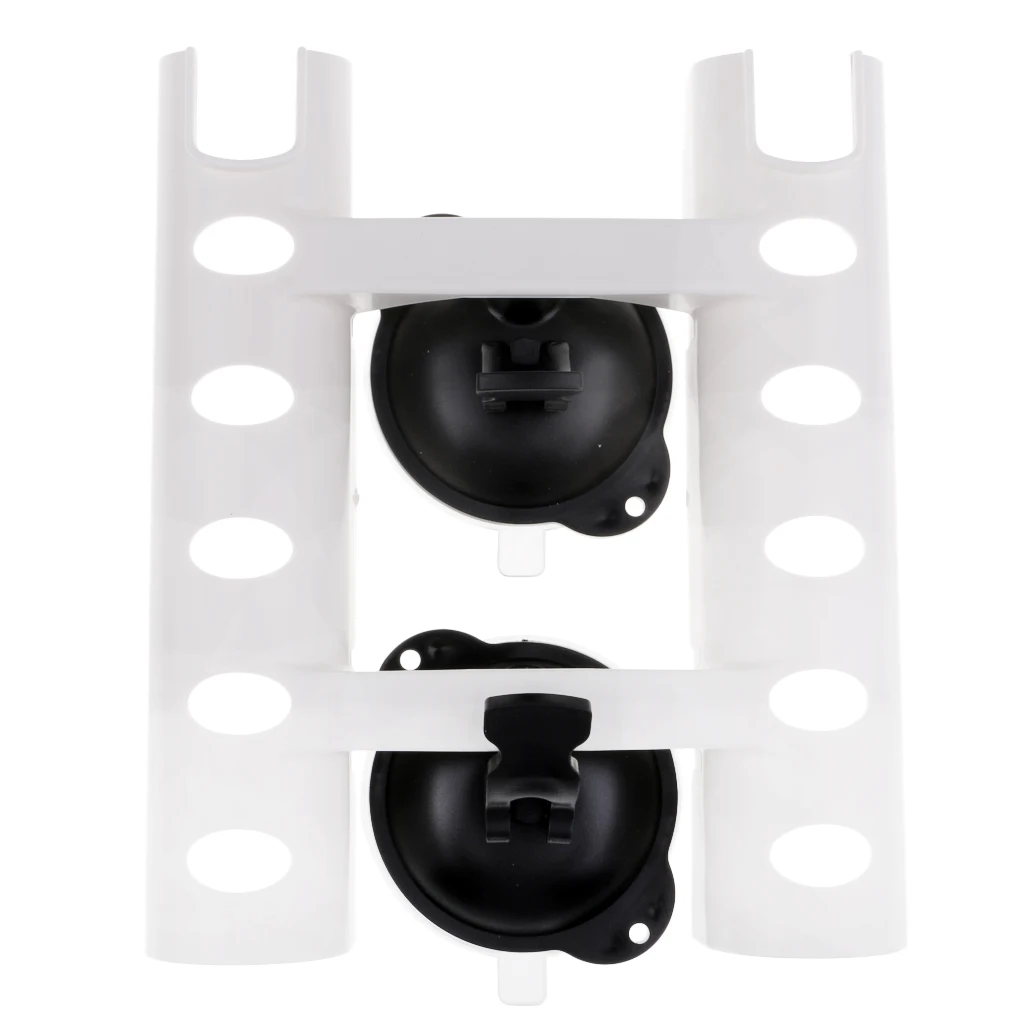 2 Fishing Rod Holder with Suction Cup, Assemble Fishing Box / Case