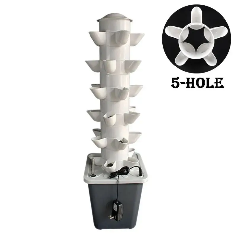 Torre Verticale Del Sistema Di Coltivazione Idroponica Del Giardino, Kit Da Giardinaggio Verticale Per Interni Da 30 Piante, Regalo Della Torre Delle 