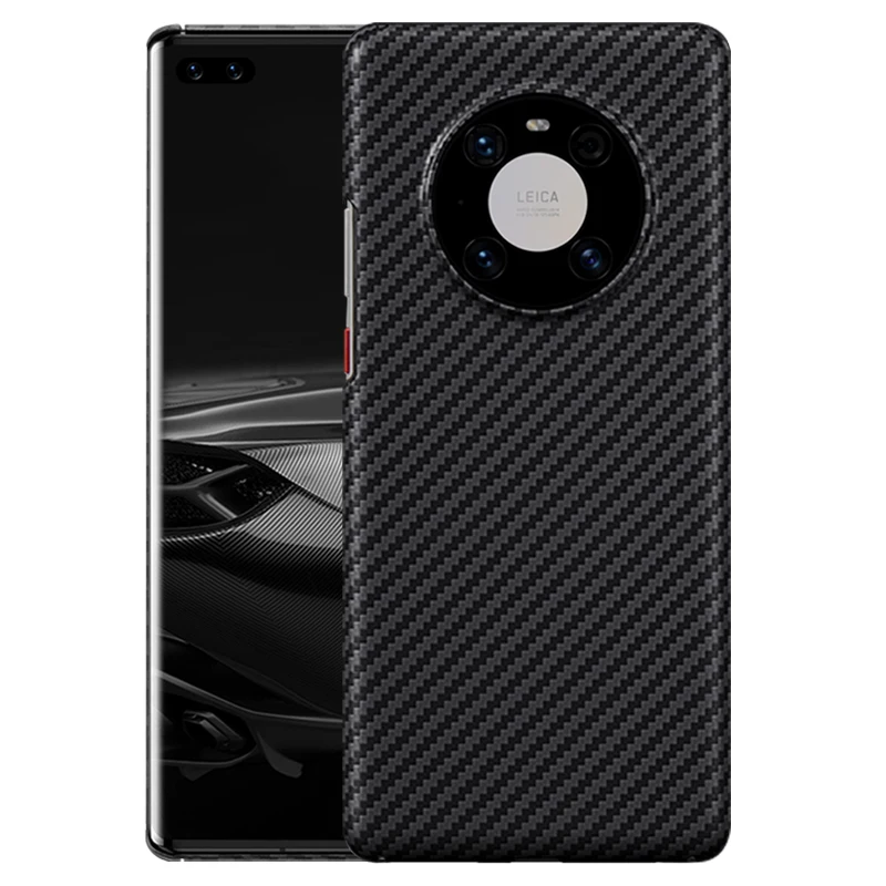 

Luxury Ultra-Thin Genuine Carbon Fiber Case for Huawei Mate 30 Pro/40/40 Pro/40 Pro+/40 RS Kevlar Slim and Light Protective Case