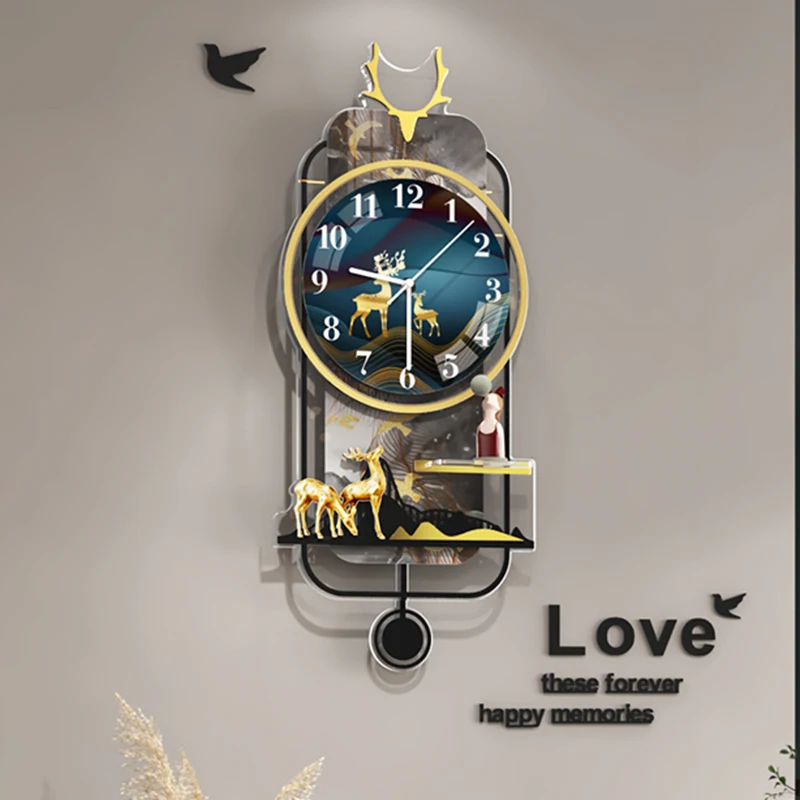 

Large Digital Wall Clock Modern Design Luxury Silent Kitchen Wall Clocks Kids Nordic Style Relogio Parede Home Decoration