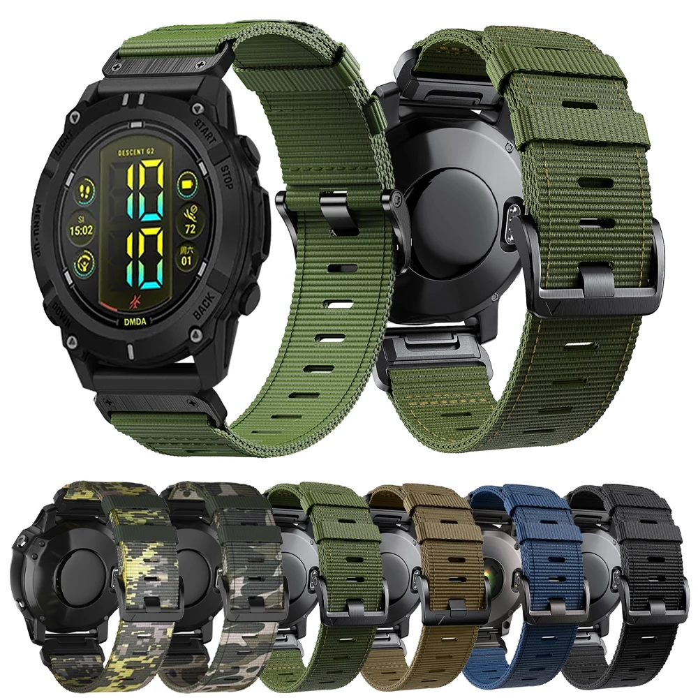 Tactix8 Braided Nylon Quickfit Replacement Strap - Camo Band