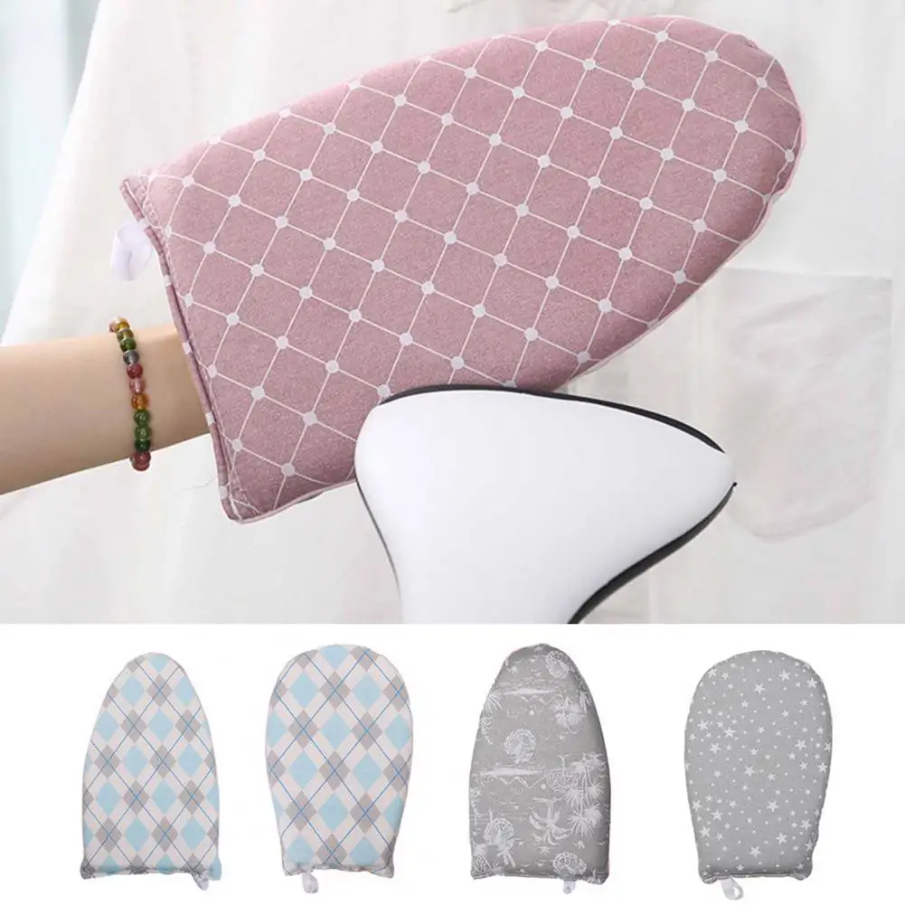 Garment Steamer Ironing Glove Mitt With Hanging Loop Anti Steam Heat Resistant Steaming Ironing Pad Board Hand Protector,steam iron glove
