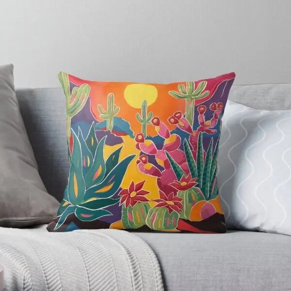 

Los Colores Printing Throw Pillow Cover Office Home Decorative Comfort Cushion Sofa Fashion Decor Pillows not include One Side