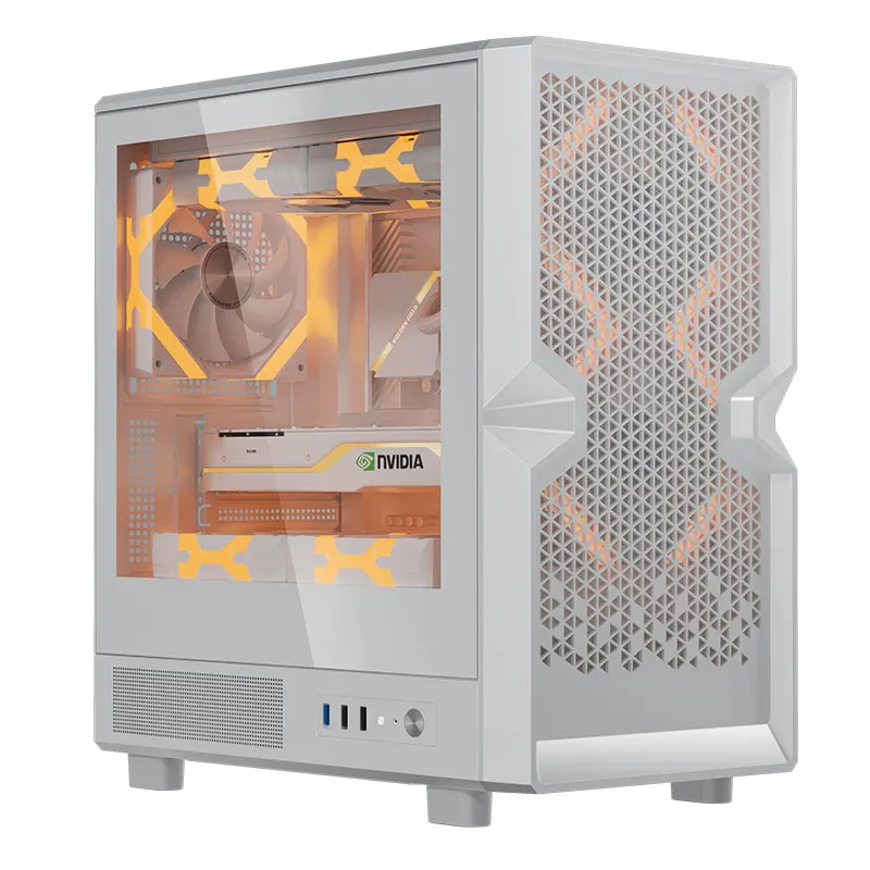 Golden field 와이드 바디 데스크탑 컴퓨터 메인프레임 케이스는 240 수냉식 M-ATX 마더보드 USB3.0과 완벽하게 호환됩니다.