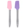 2 Pcs Silicone Wax Spatula Waxing Stick Applicator Spatulas Body Moisturizers Scraper Sticks Removal Silica Gel Non-stick Mini 1
