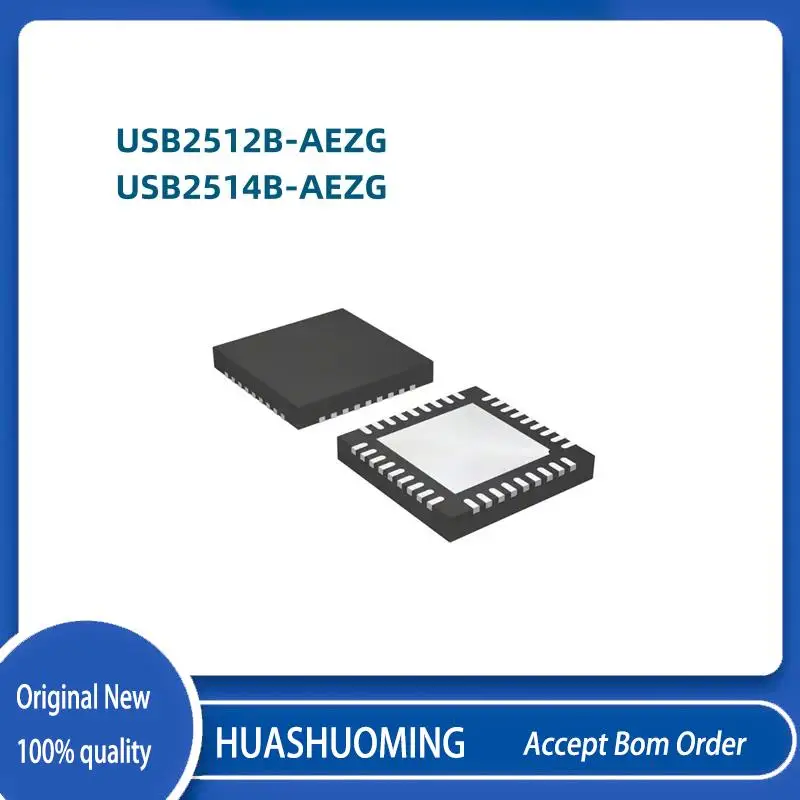 

NEW 10pcs/lot USB2512B-AEZG USB2512B USB2514 USB2514B USB2514B-AEZG QFN36