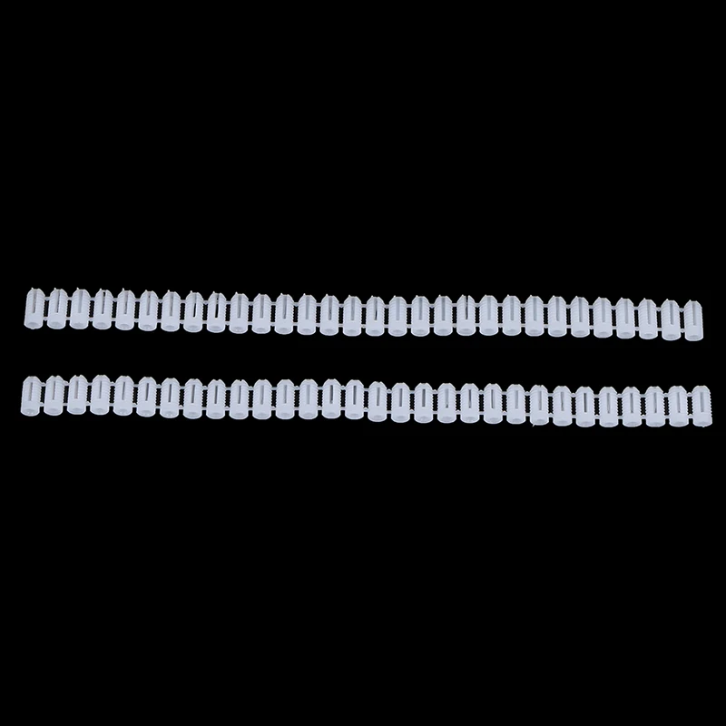 60Pcs M4 plastic Expansion Pipe Flat Head Self-Tapping Screw Nylon Tube bolt