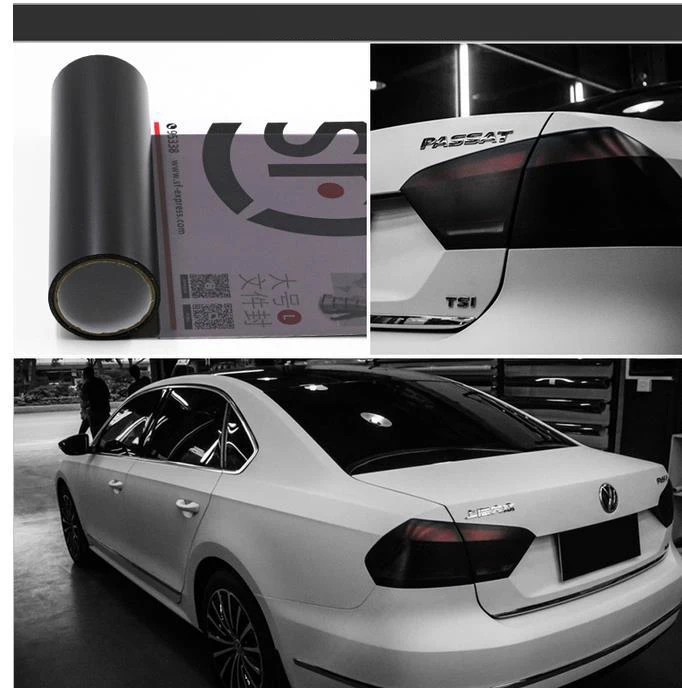 Couverture de phare de voiture 30x60cm, 13 couleurs, Film de fumée en  vinyle, pour phare arrière de voiture - AliExpress