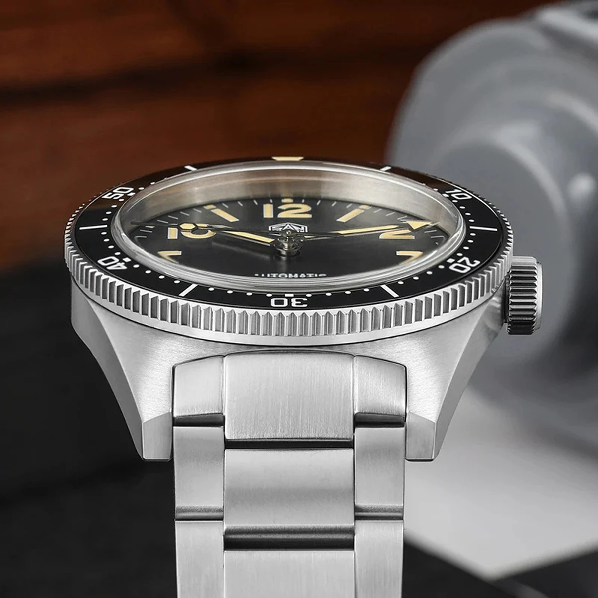 San Martin SN0139 62mas Dive Watch 120 Clicks NH38 Automatic Movement Sapphire Crystal C3 Luminous Waterproof 39mm Retro Watches - Image 5