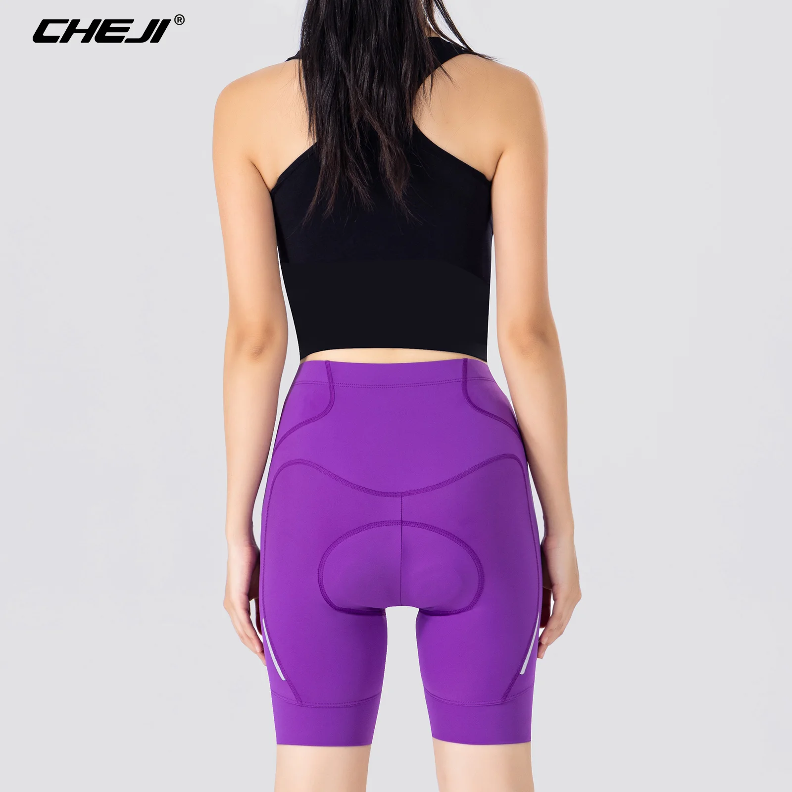 CHEJI New Women Cycling Shorts Equipment Running Sports Biker Bicycle Shorts Women Bicicleta Pants Quick Dry Spandex cycling shorts